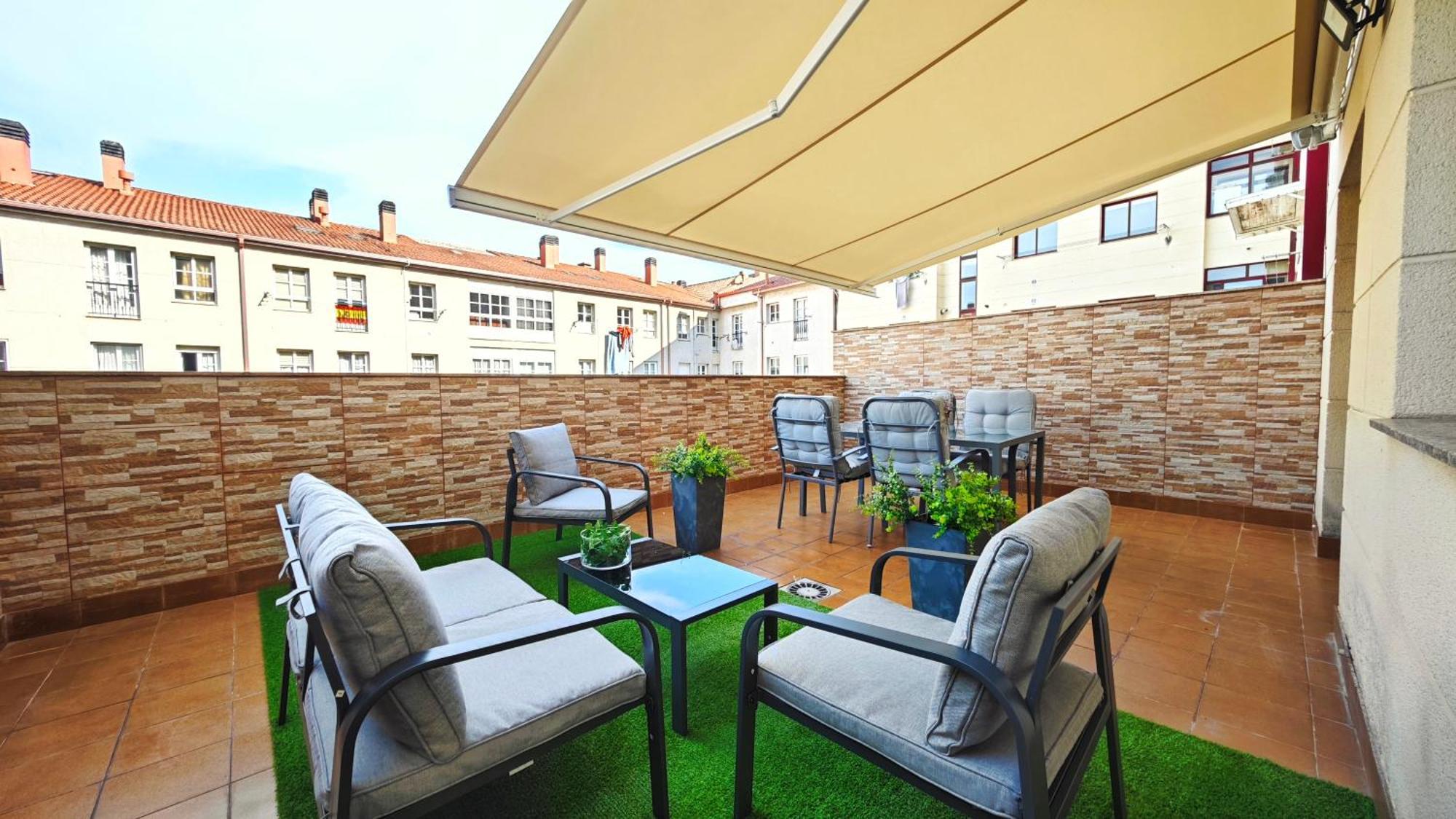 Piso Centrico Santiago De Compostela Con Amplia Terraza 아파트 외부 사진